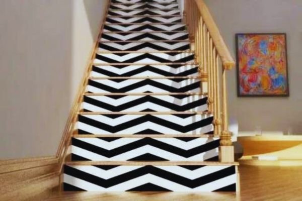 Zig Zag Stairs Carpet